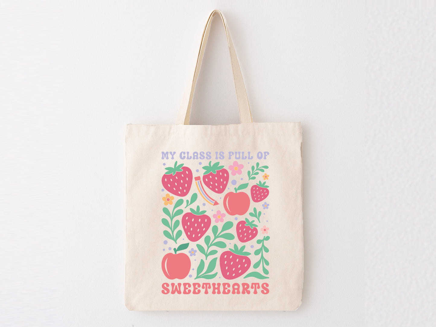 My Class is Full of Sweethearts, Floral Teacher SVG