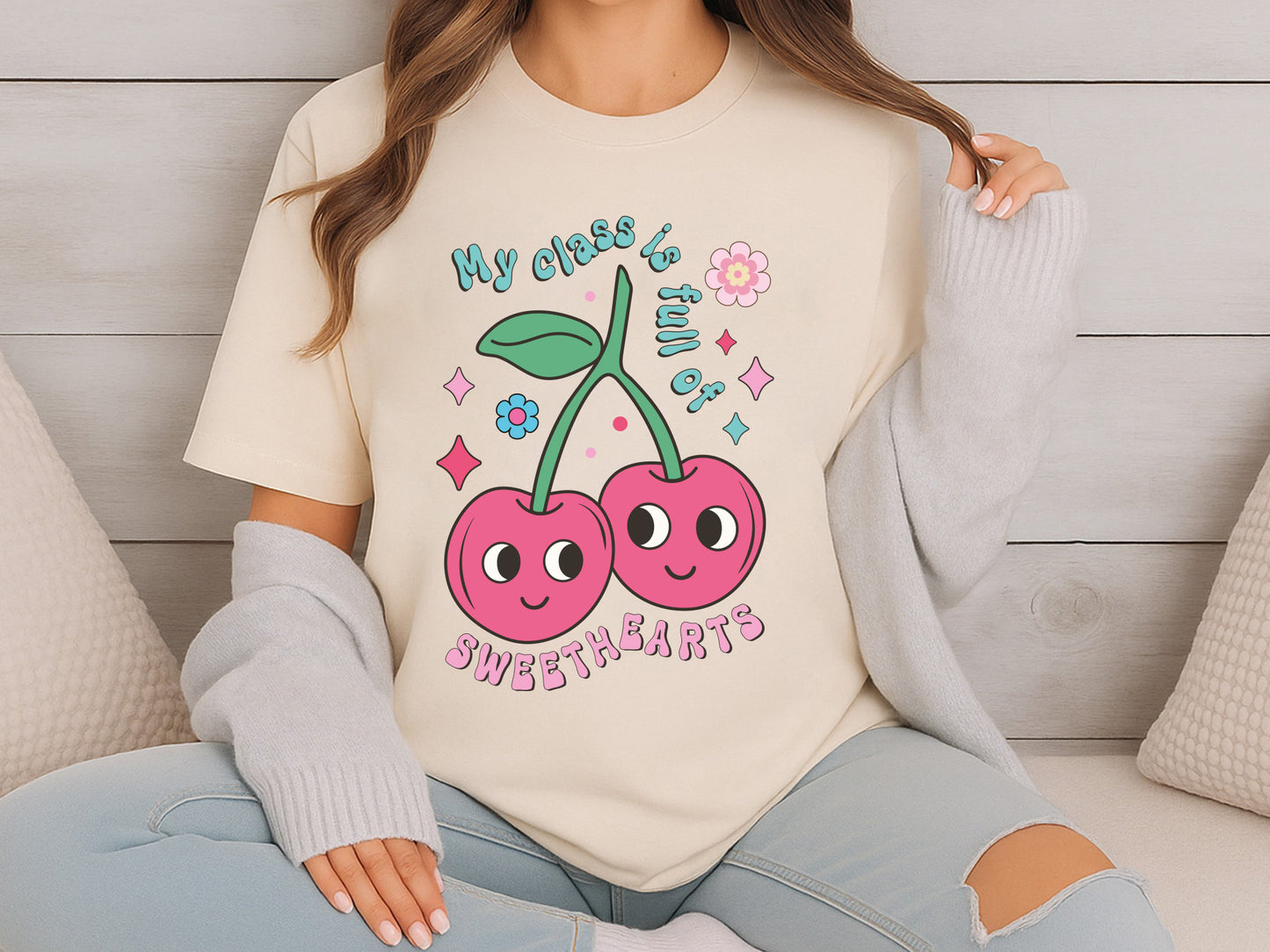 My Class is Full of Sweethearts, Groovy Teacher PNG
