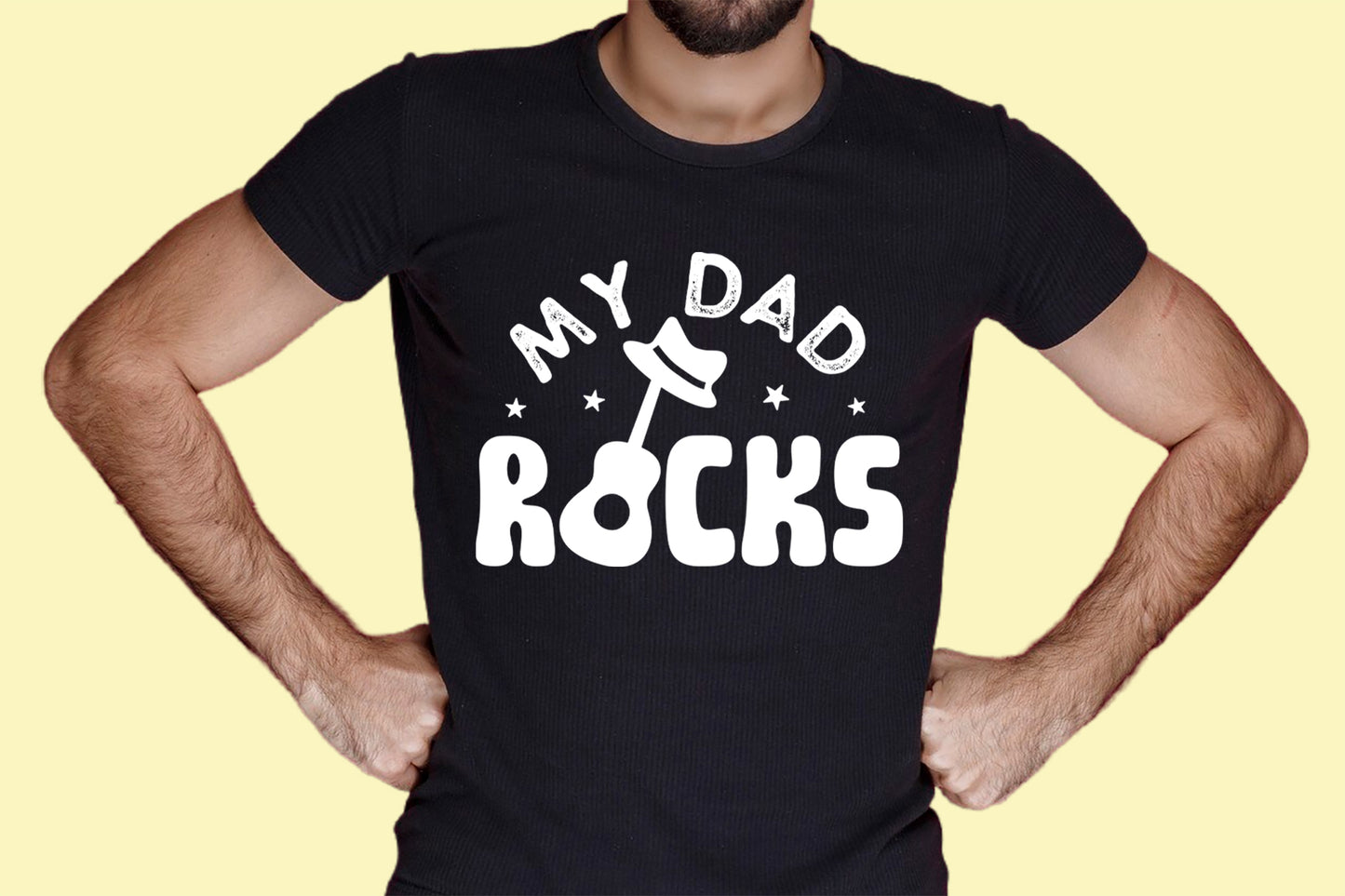 My Dad Rocks, Happy Fathers Day SVG