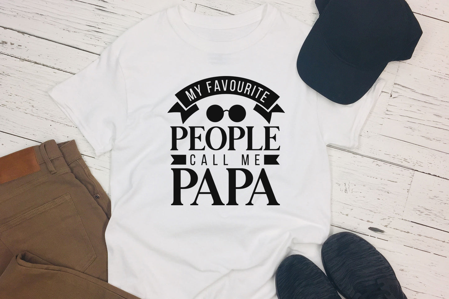 My Favorite People Call Me Papa, Fathers SVG Vector