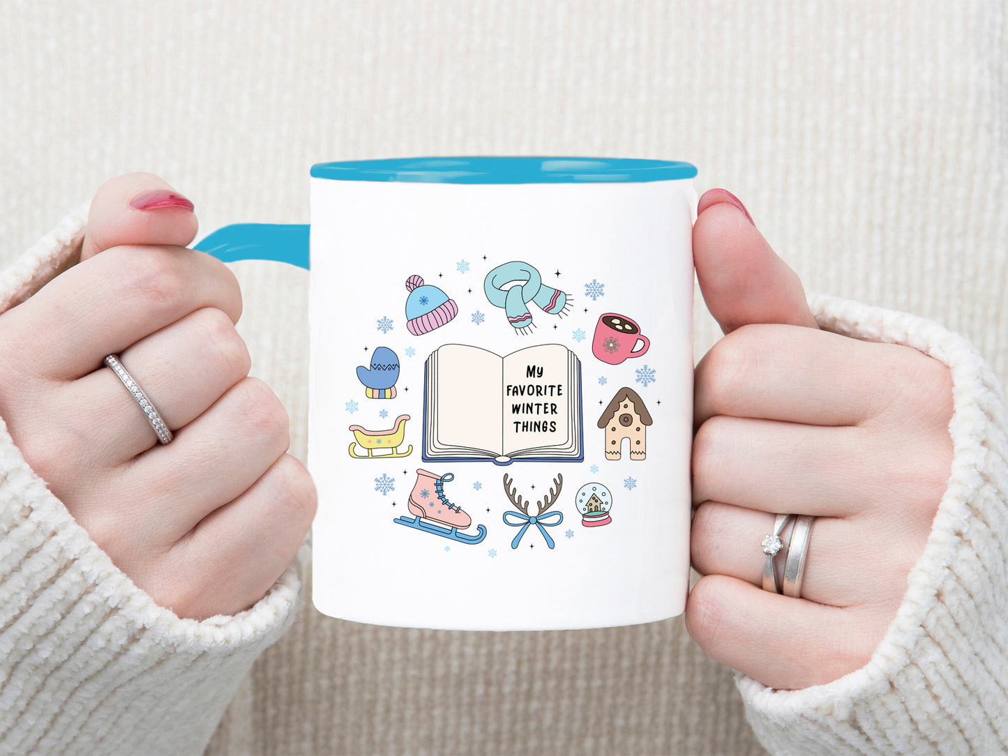 My Favorite Winter Things Sublimation Design