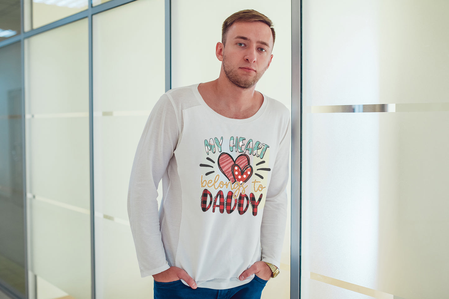 My Heart Belongs to Daddy, Father's Day Sublimation