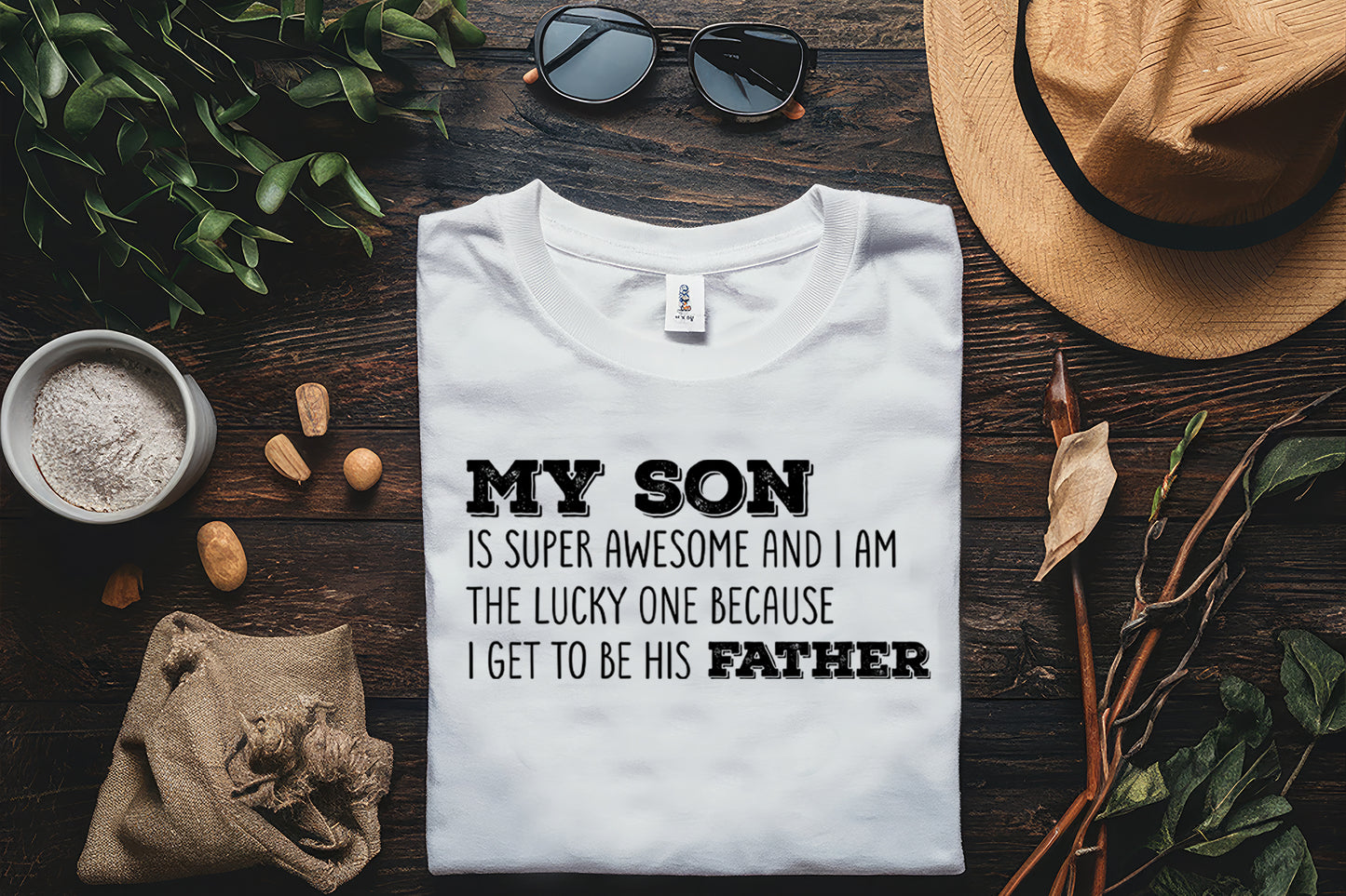 My Son is Super Awesome, Cute Fathers Day SVG