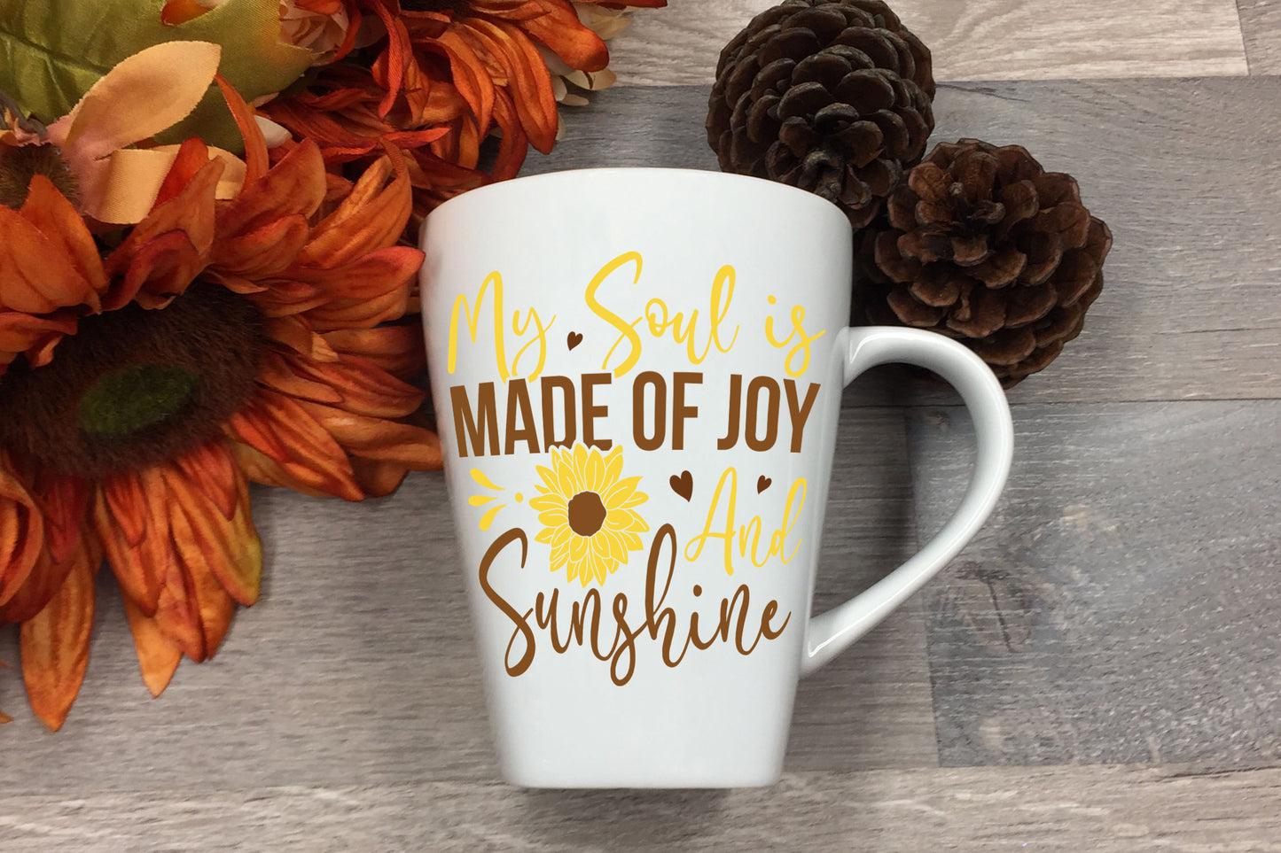 My Soul is Made of Joy and Sunshine, Cute Sunflower SVG
