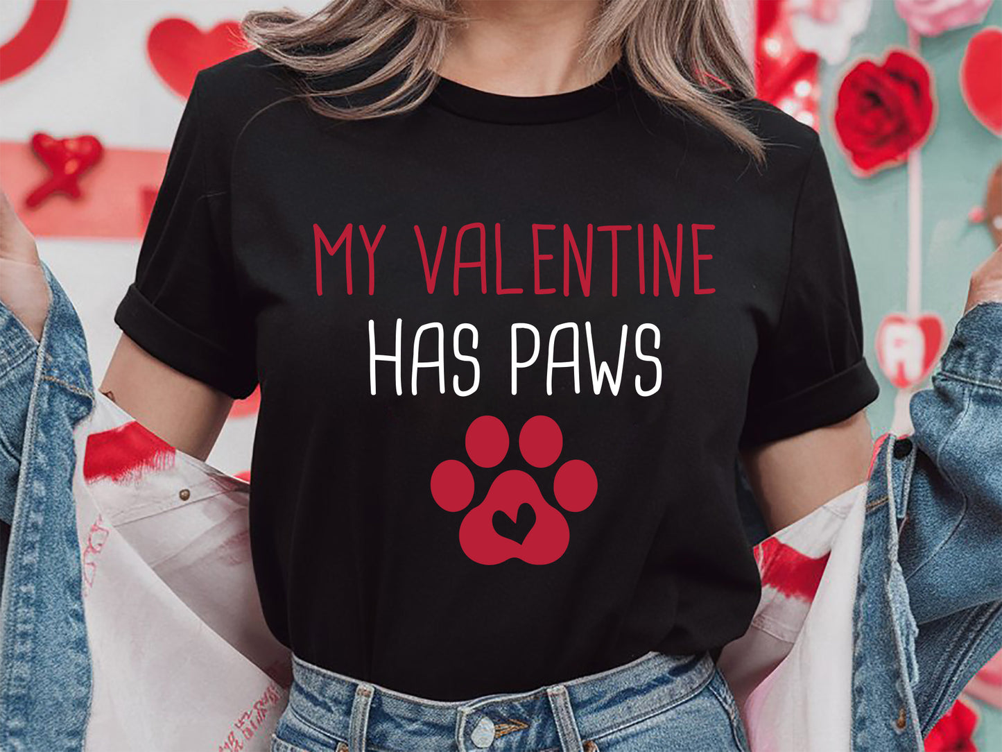 My Valentine Has Paws - Creative Valentines Cat SVG Free