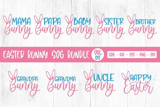 Names for Easter Bunny - SVG Bundle