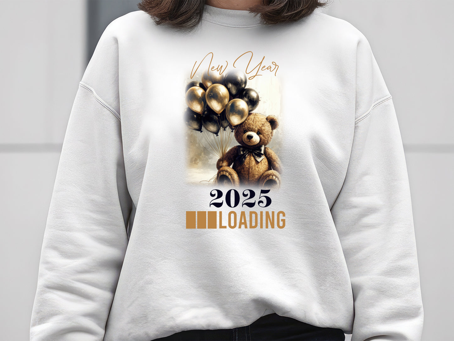 New Year 2025 Loading PNG Sublimation Design