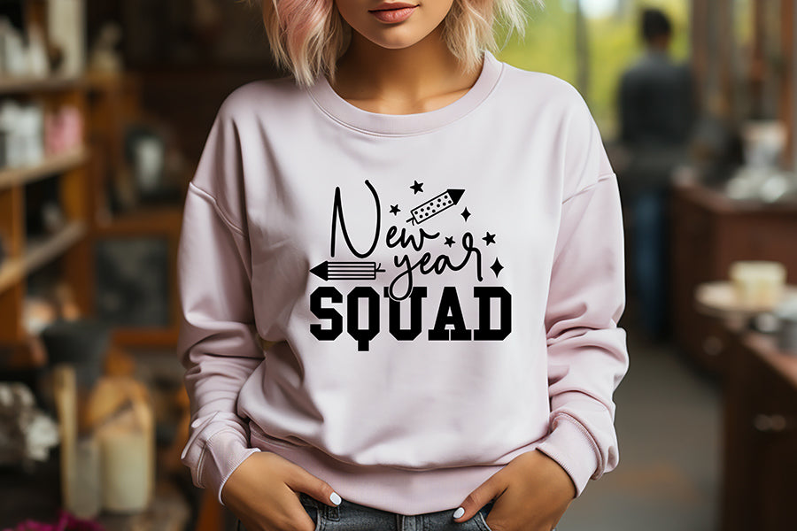 New Year Squad - SVG Design for Shirts