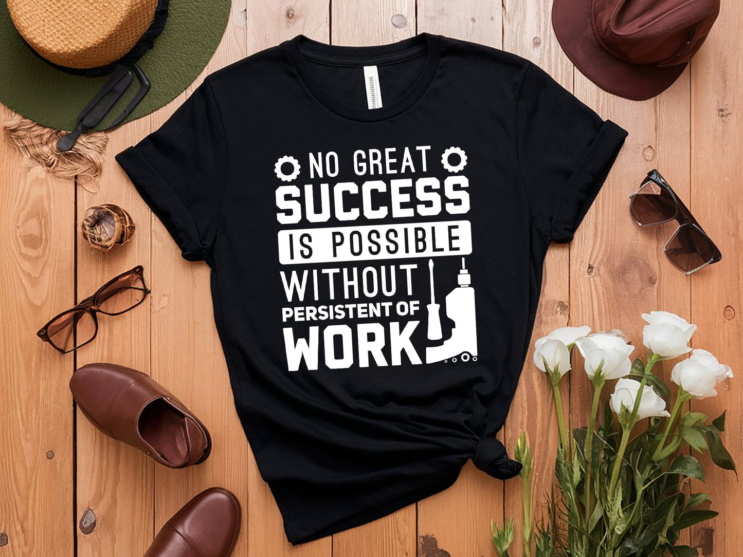 No Great Success is Possible without Work, Labor SVG