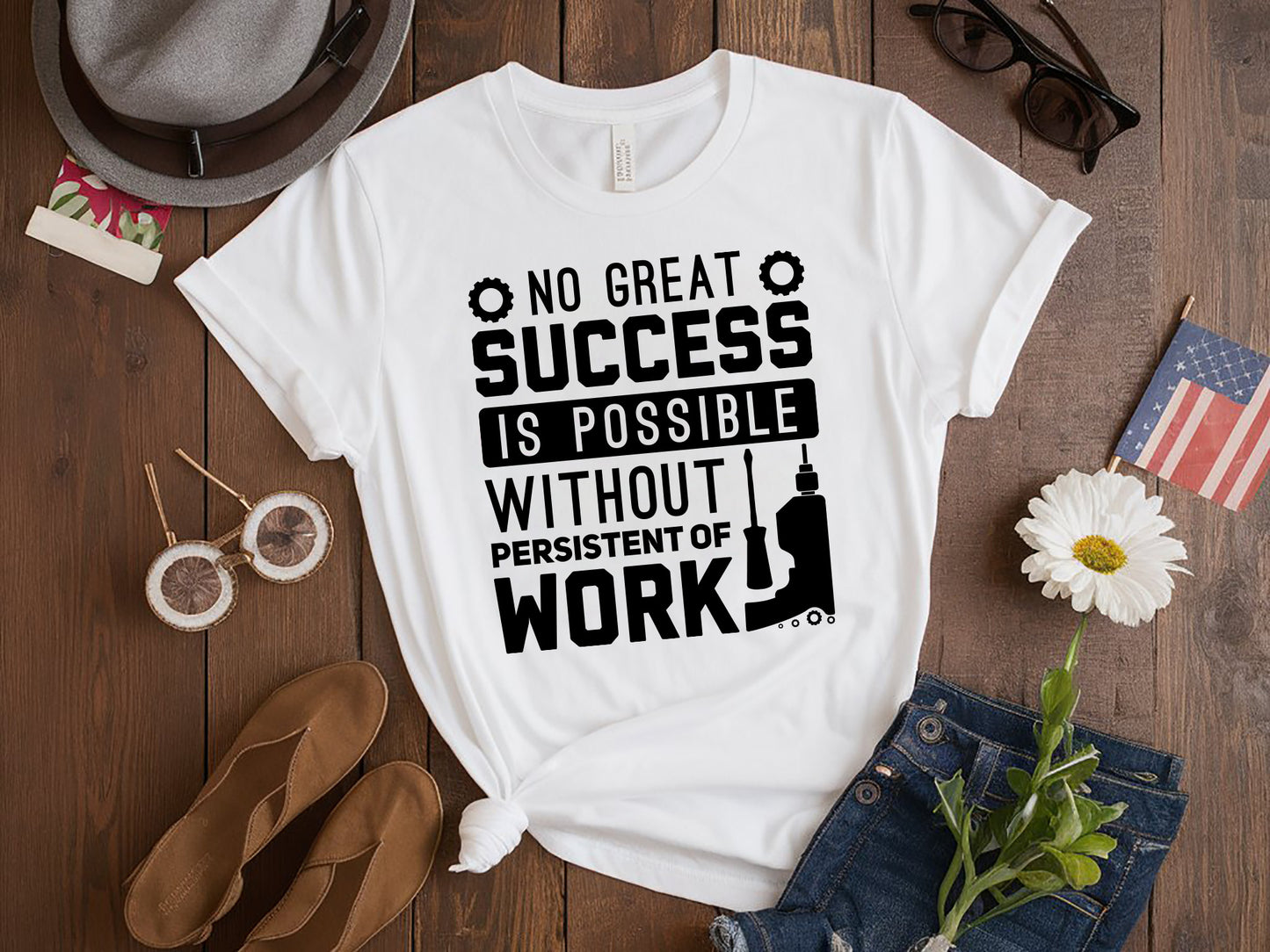 No Great Success is Possible without Work, Labor SVG
