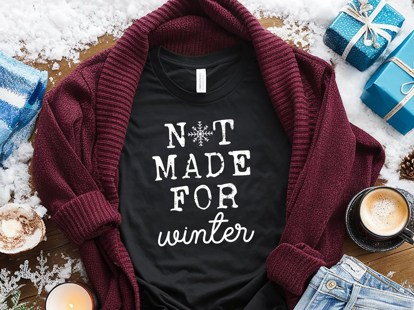 Not Made for Winer - Snowman SVG