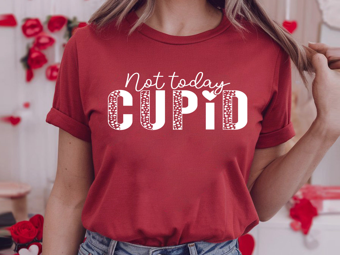 Not Today Cupid, Anti Valentine SVG Design