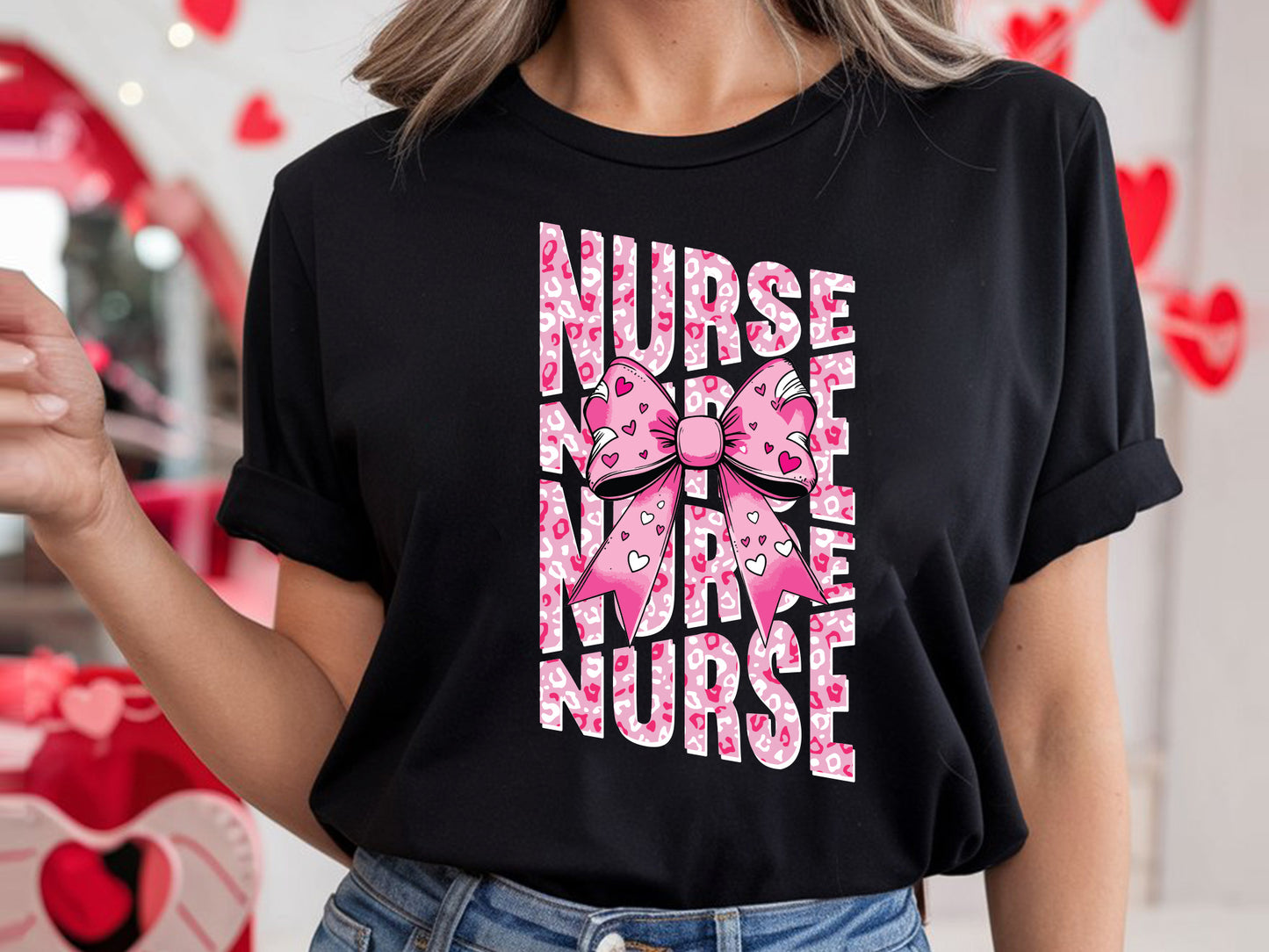 Nurse - Coquette Valentine Sublimation PNG