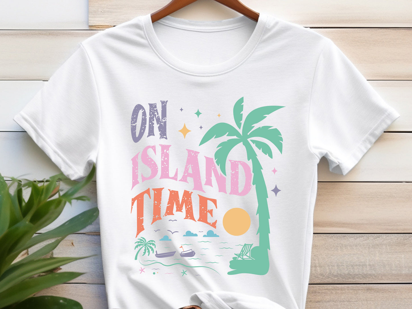 On Island Time, Summer SVG Cut File