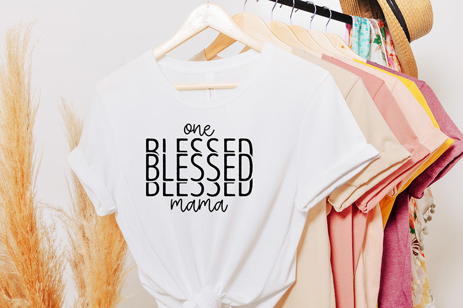 One Blessed Mama - Mother's Day SVG Design