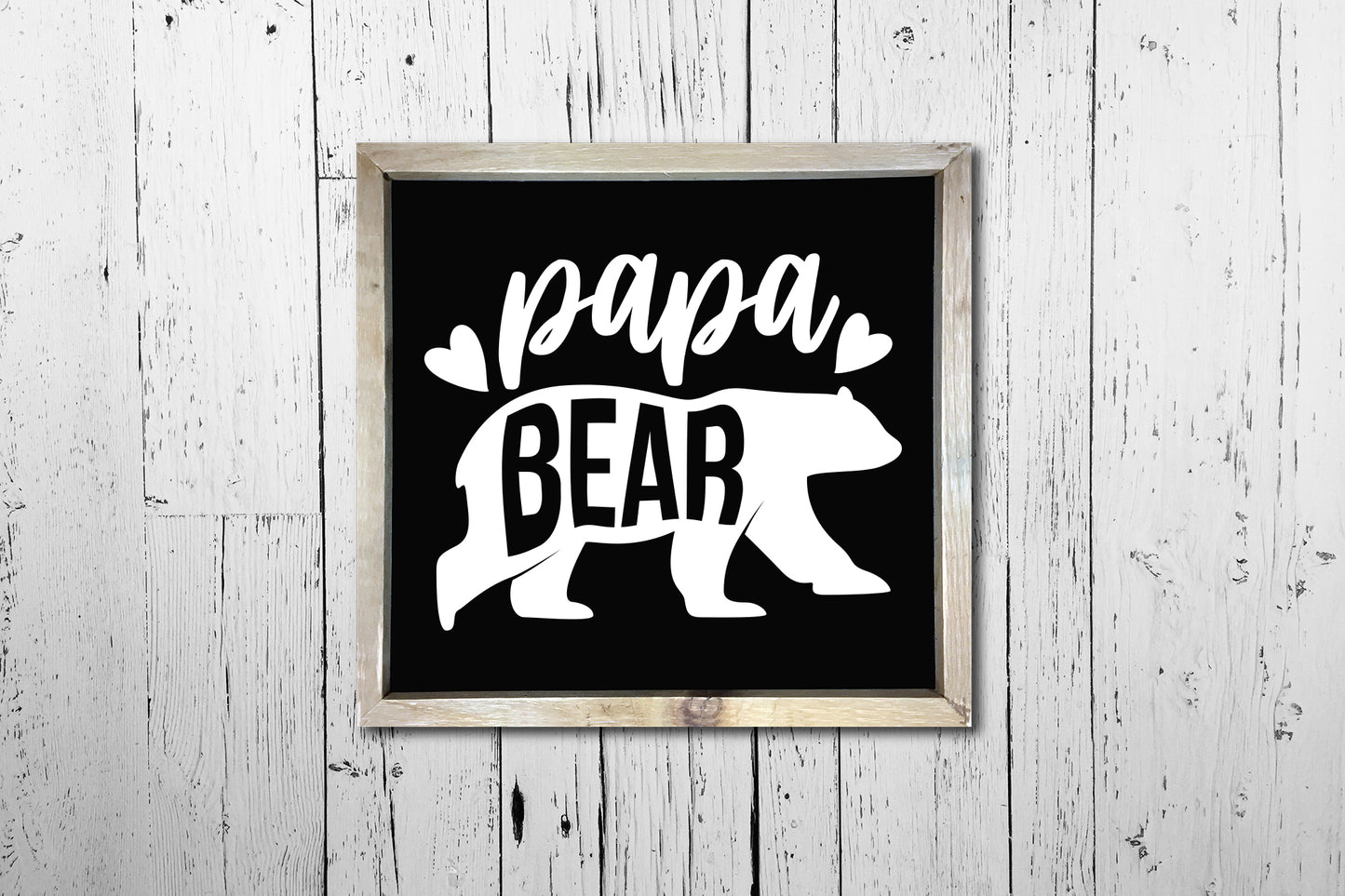 Papa Bear, Father's Day SVG Design