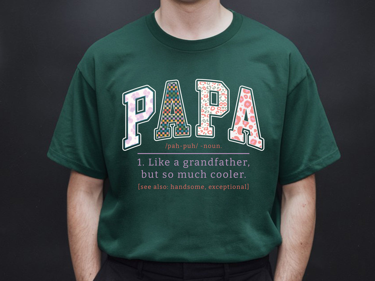 Papa Definition, Father's Day Sublimation