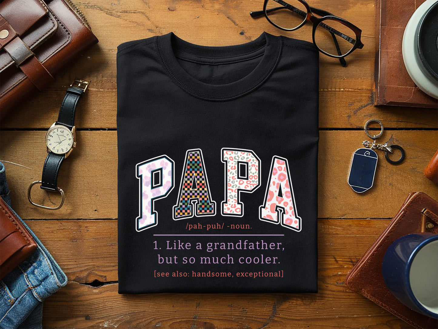 Papa Definition, Father's Day Sublimation