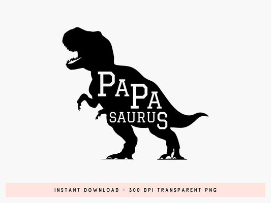 Papa Saurus, Father's Day SVG Cut File
