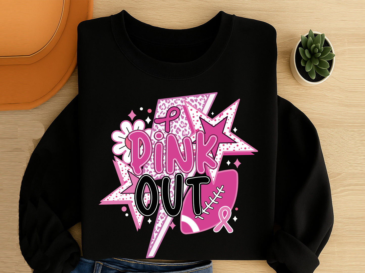 Pink Out, Back to School Preppy Sublimation Print
