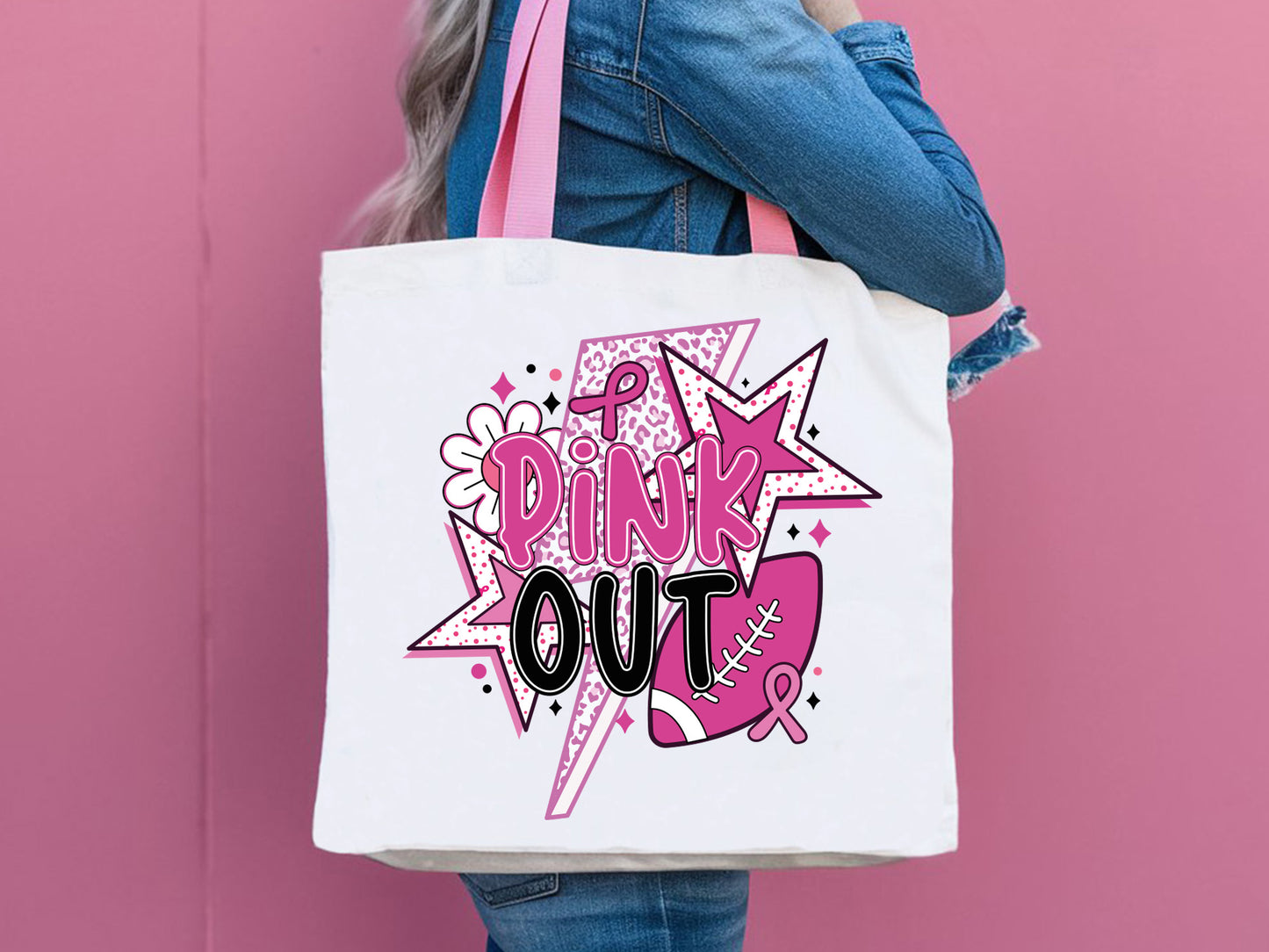 Pink Out, Back to School Preppy Sublimation Print