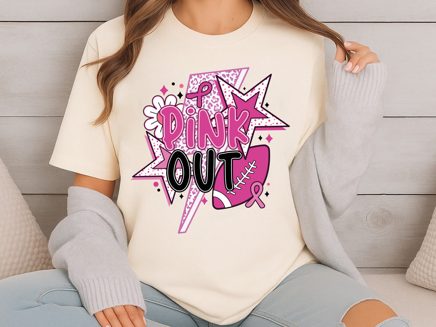 Pink Out, Back to School Preppy Sublimation Print