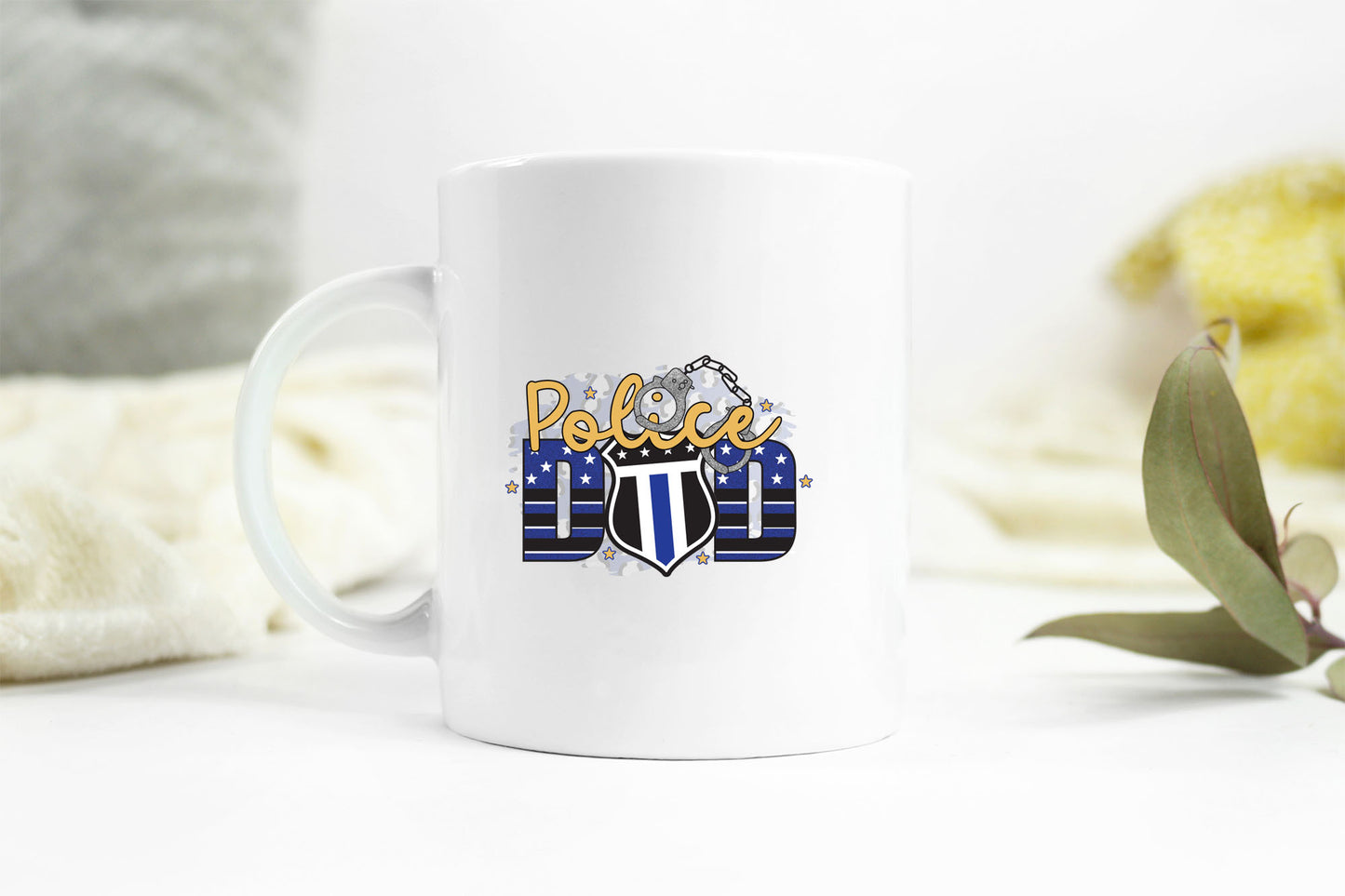 Police Dad Sublimation Design PNG