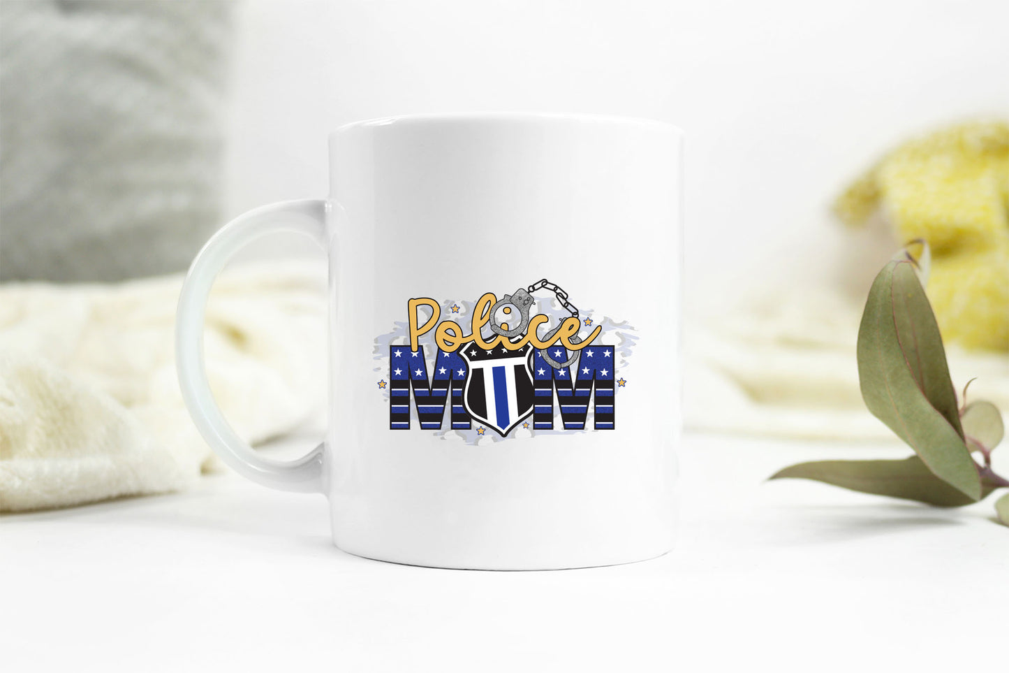 Police Mom Sublimation Transfer Design