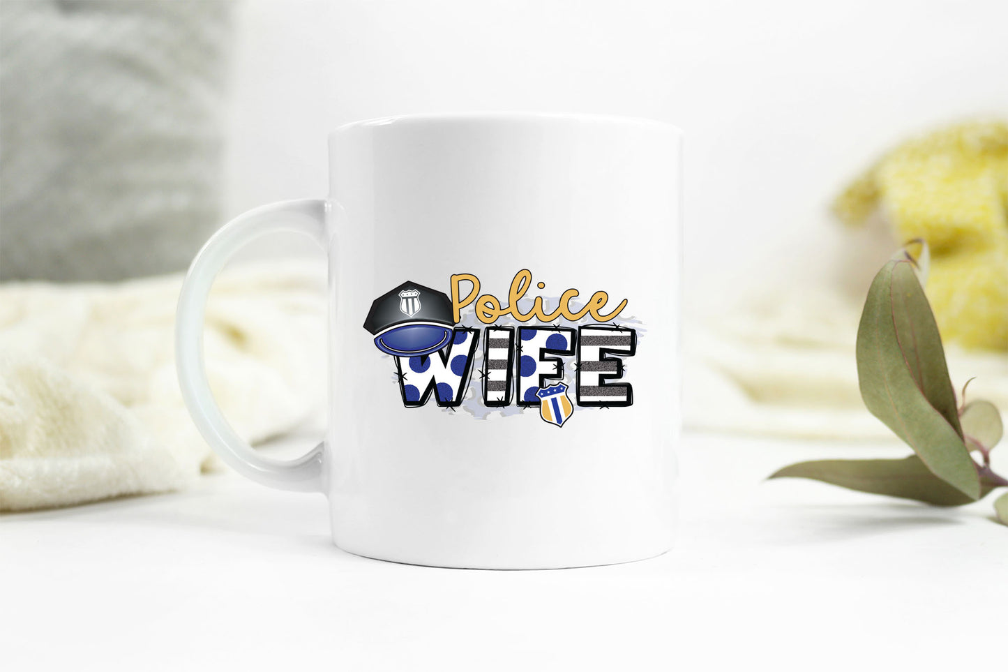 Police Wife PNG Sublimation Design