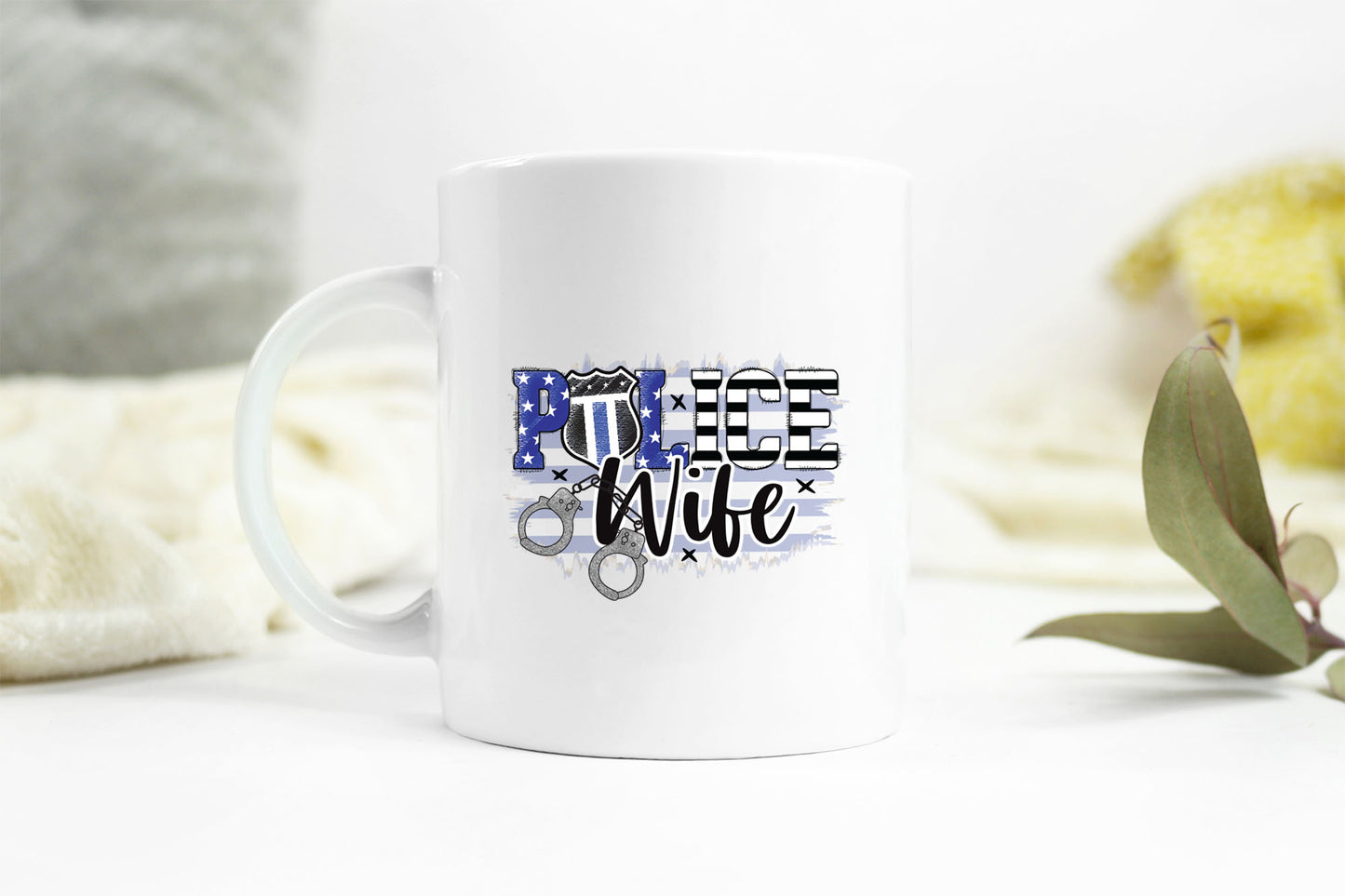 Police Wife Sublimation Design