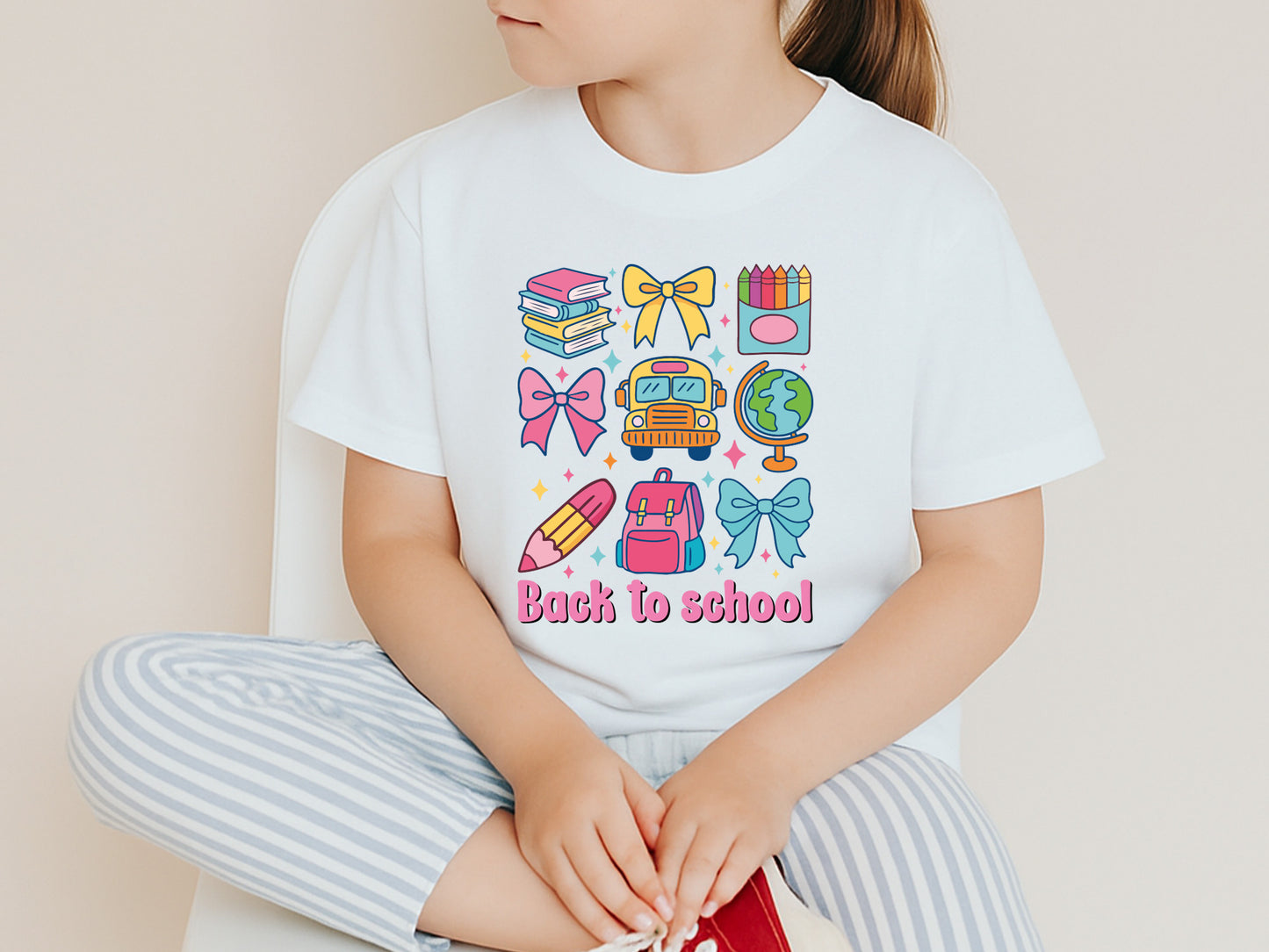 Preppy Back to School Sublimation Design