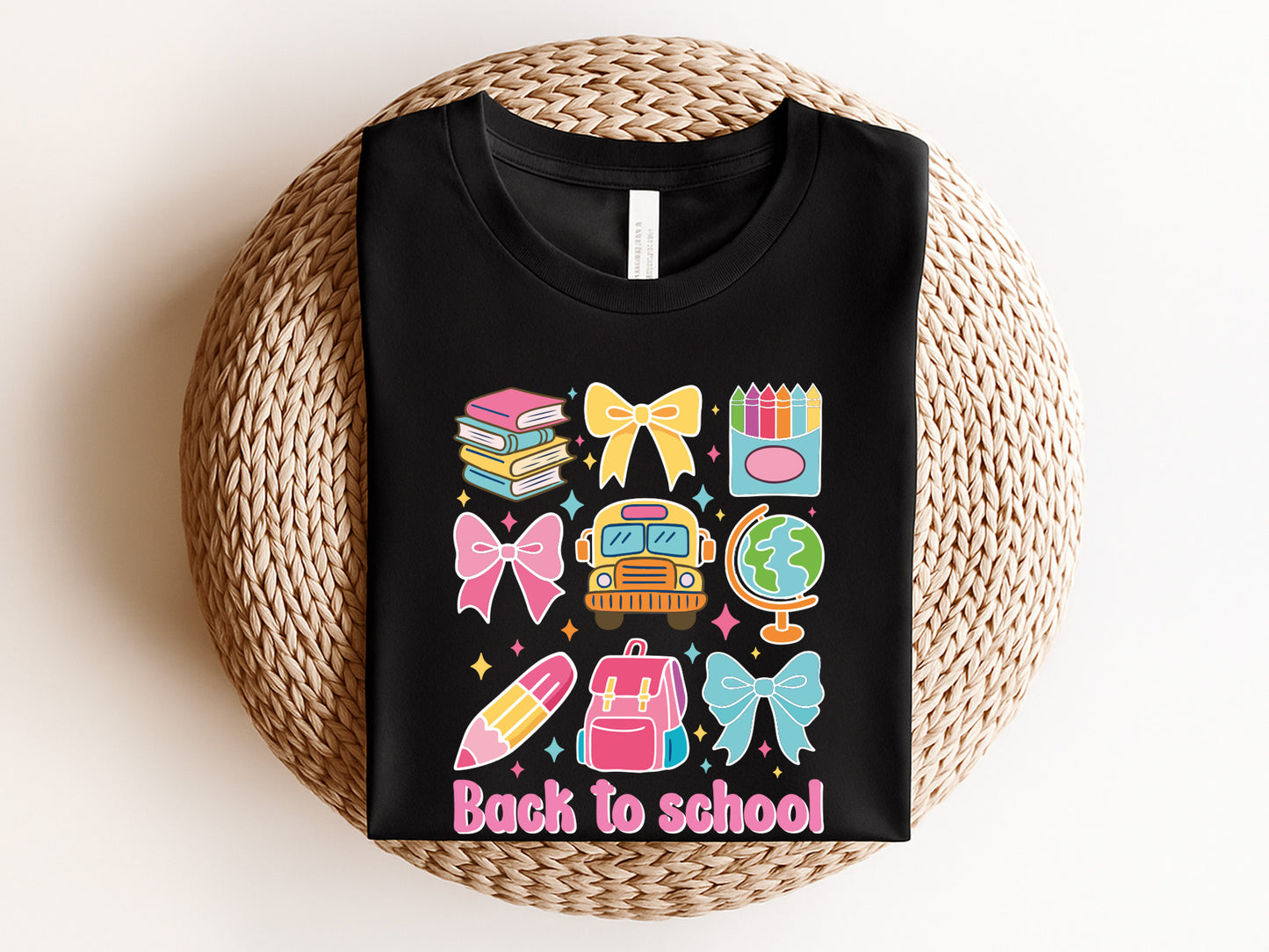 Preppy Back to School Sublimation Design