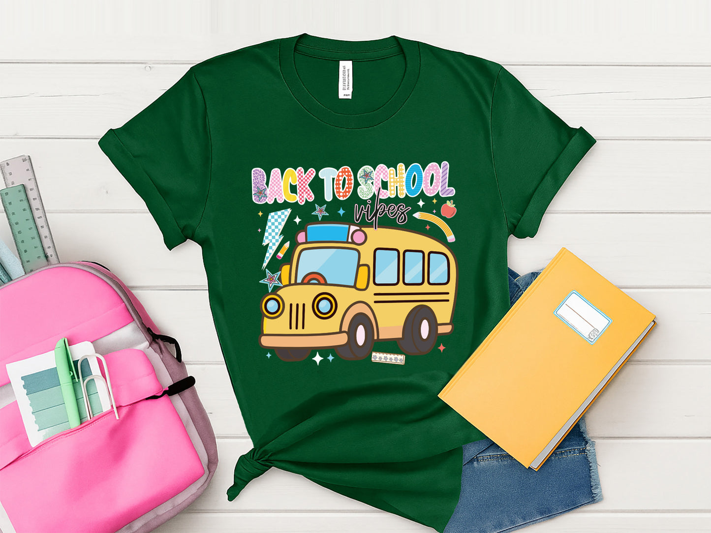 Preppy Back to School Vibes Sublimation