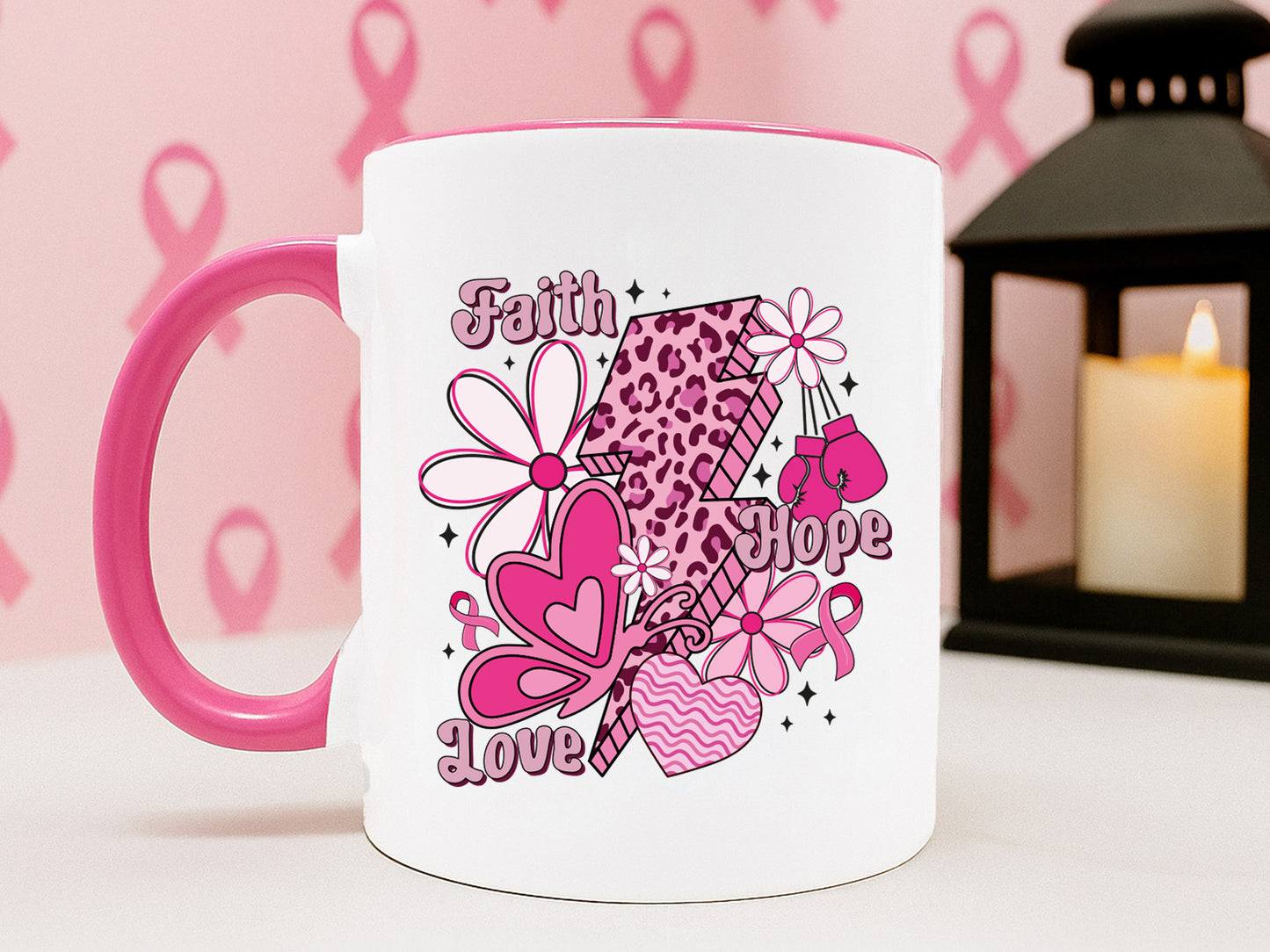Preppy Breast Cancer Sublimation Designs Bundle