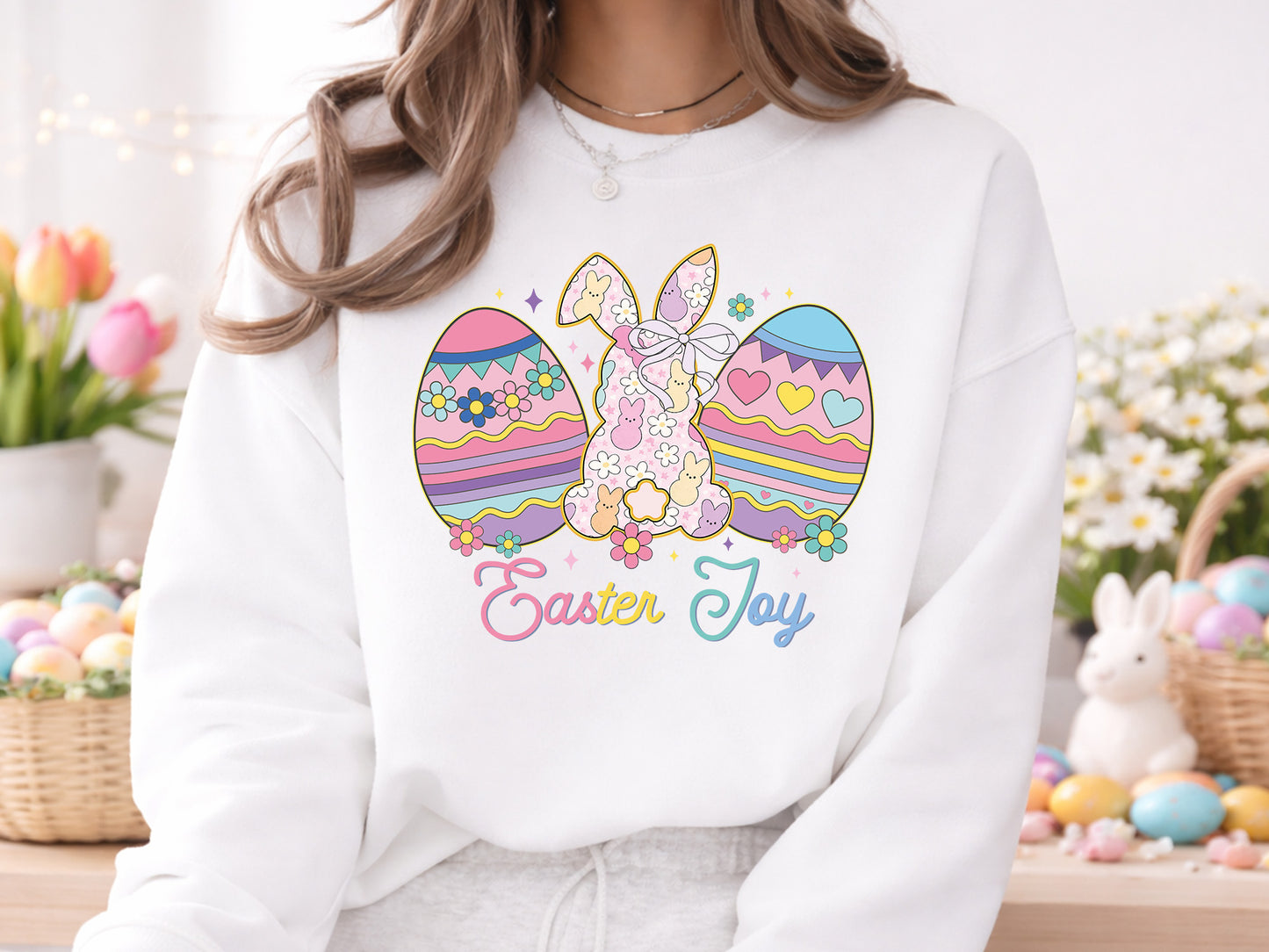 Preppy Easter Joy Sublimation Transfer