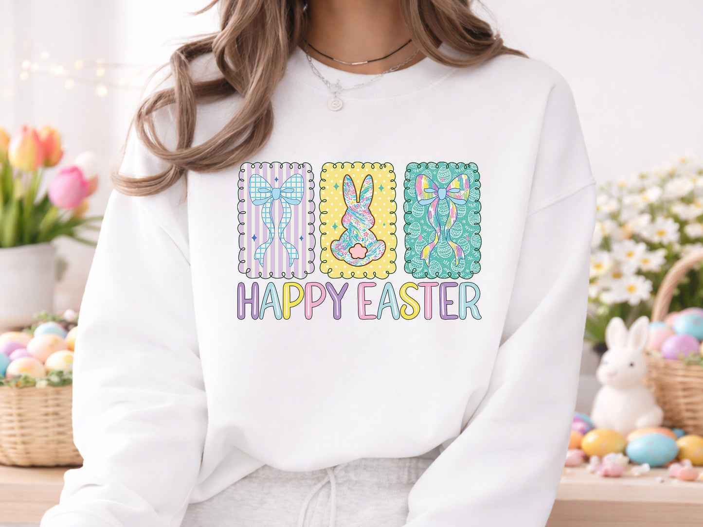 Preppy Happy Easter Sublimation Transfer