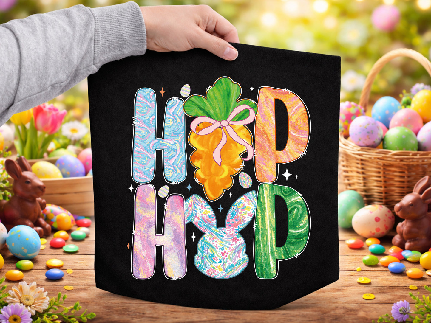 Preppy Hip Hop Easter Sublimation Transfer