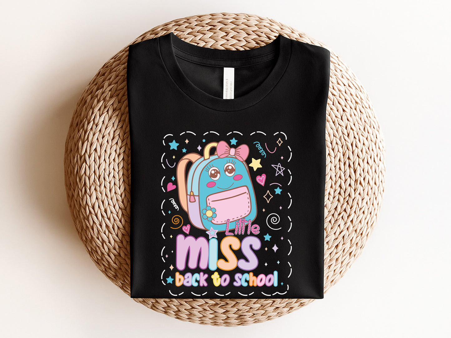 Preppy Little Miss Back to School Sublimation