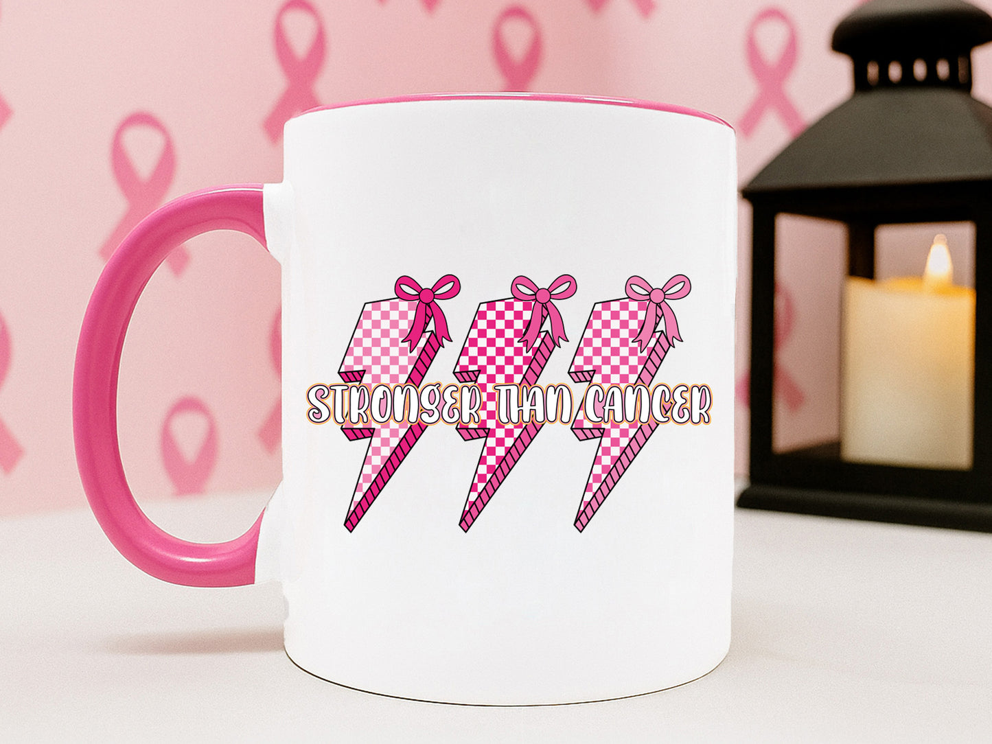 Preppy Stronger Than Cancer PNG Sublimation