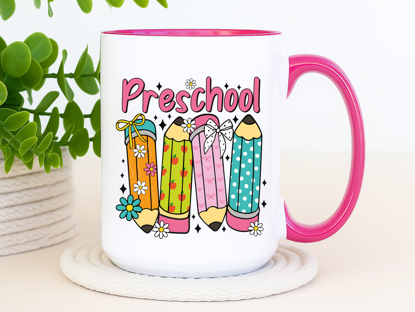Preschool, Back to School Preppy PNG Sublimation