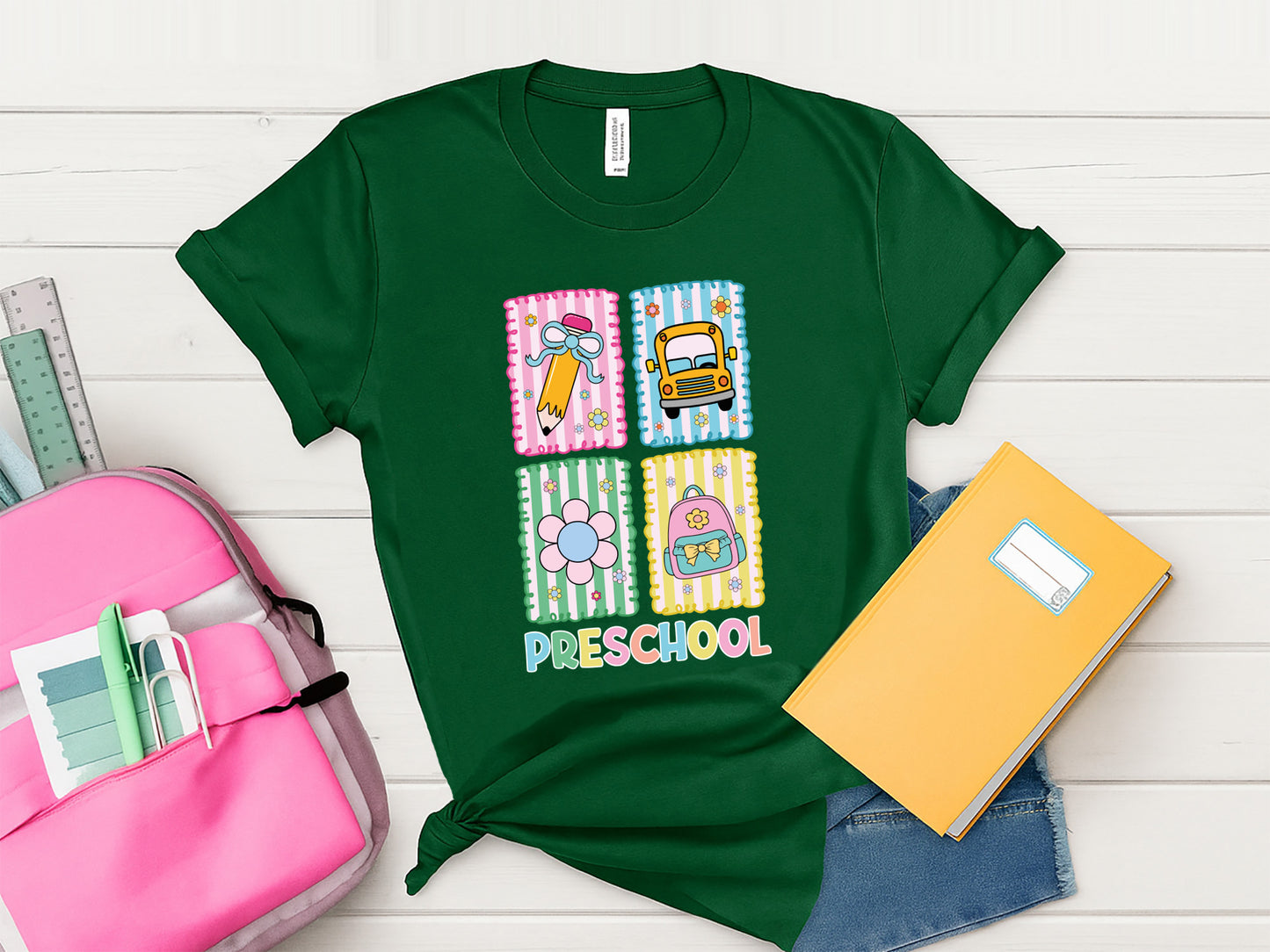 Preschool, Preppy Back to School Sublimation