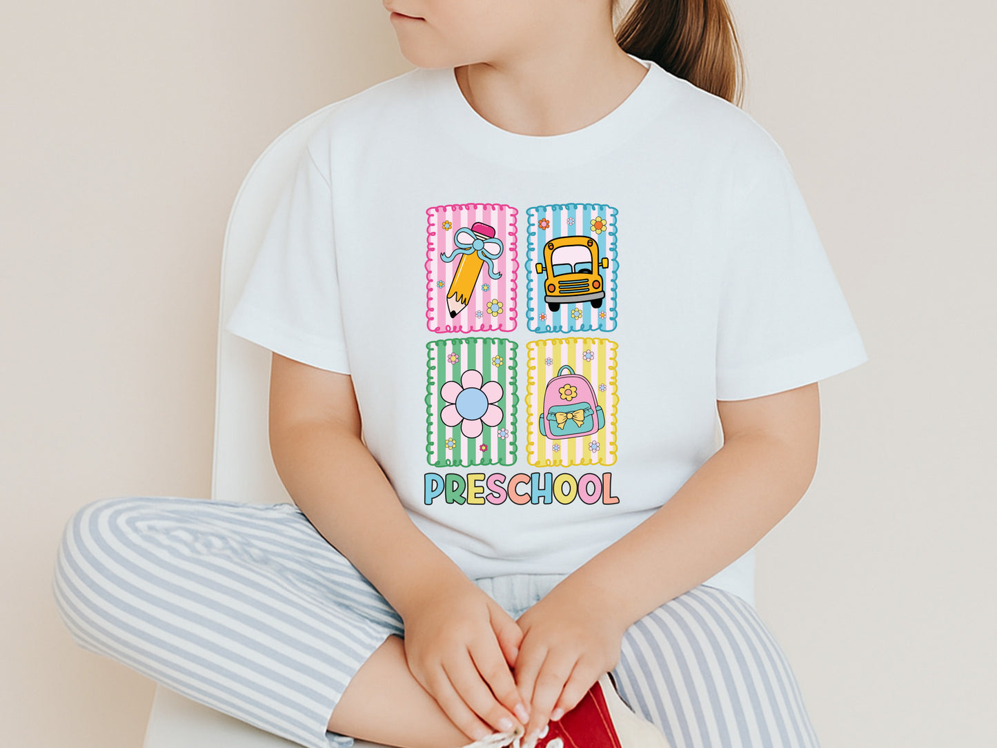 Preschool, Preppy Back to School Sublimation
