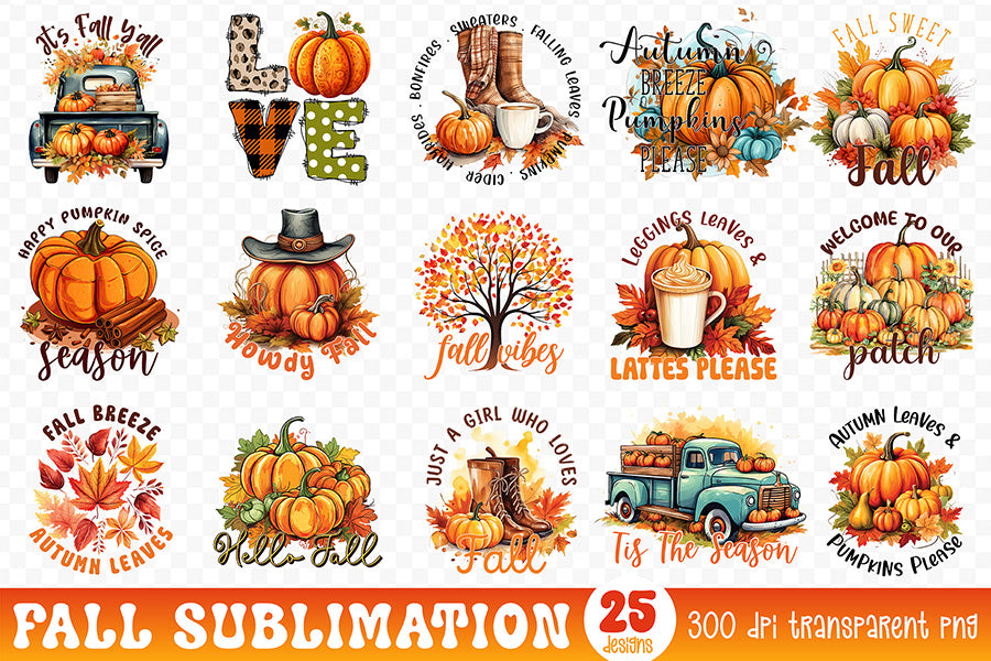 Fall Sublimation Bundle Vol.5