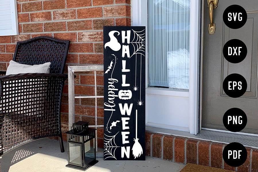Happy Halloween SVG | Halloween Porch Sign SVG