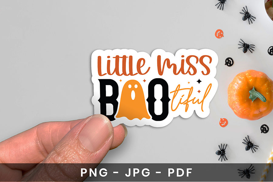 Halloween Printable Sticker | Little Miss Bootiful