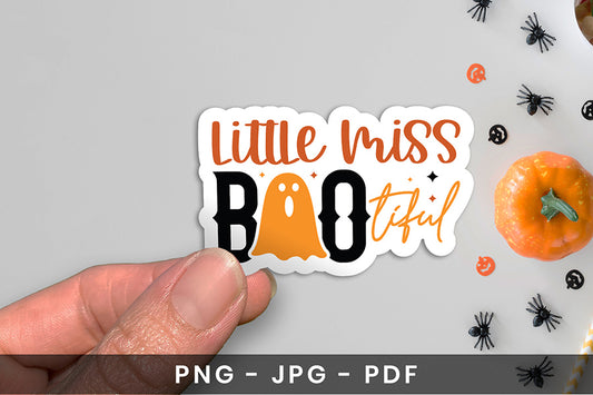 Halloween Printable Sticker | Little Miss Bootiful