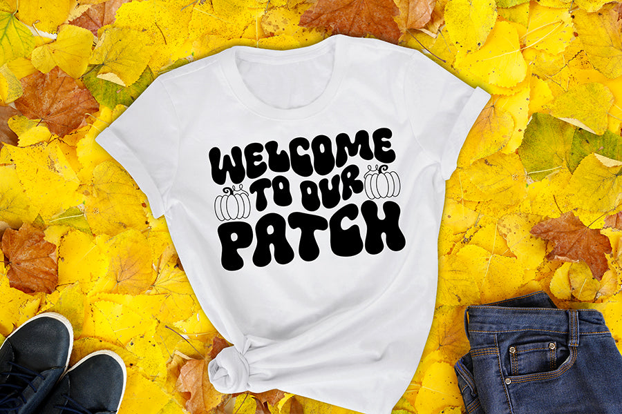Welcome to Our Patch | Retro Fall SVG