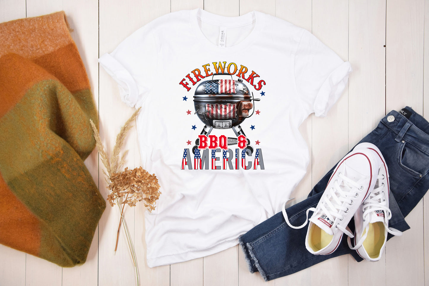 4th July Sublimation, Fireworks BBQ & America