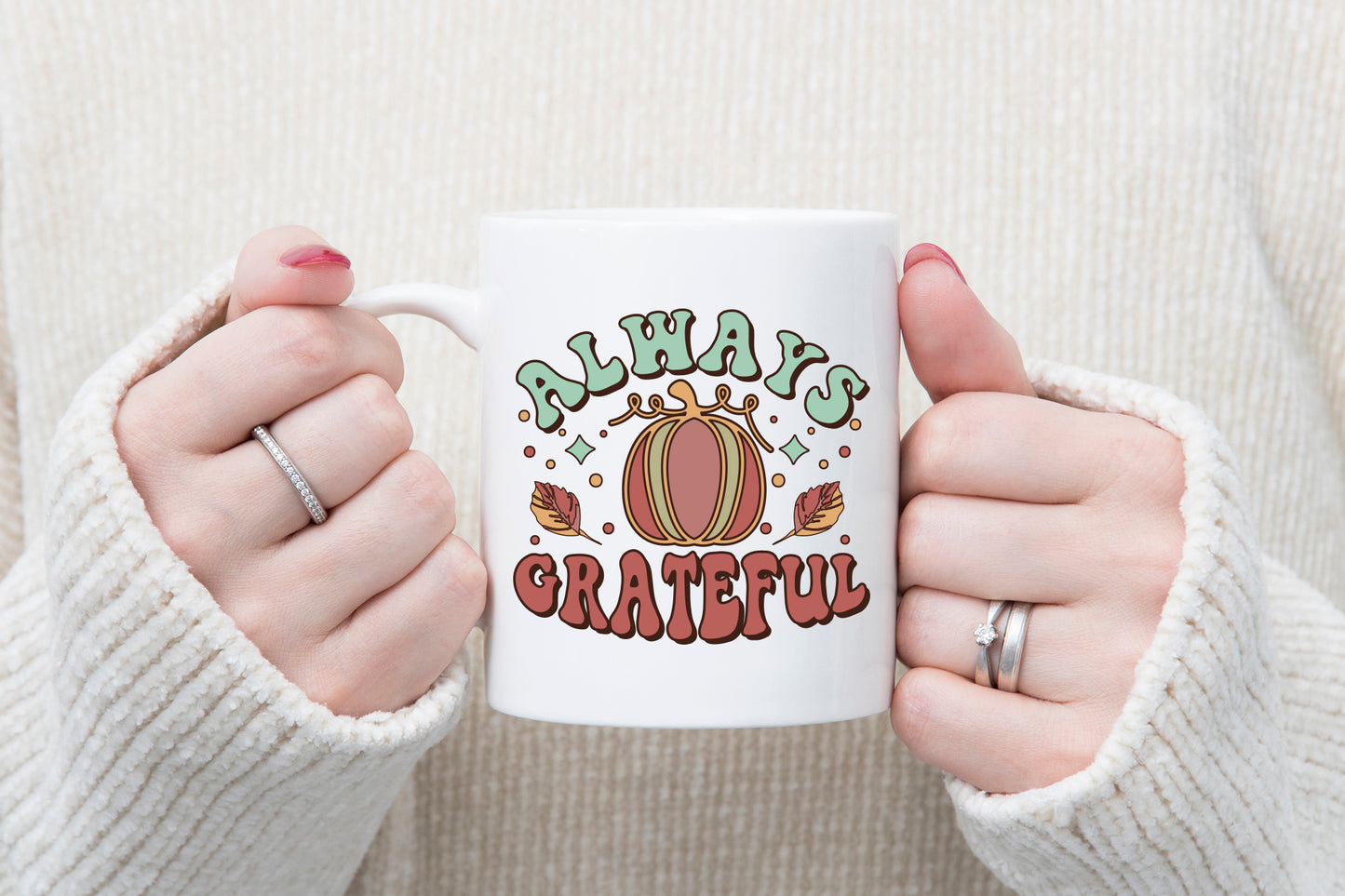 Retro Thanksgiving Sublimation - Always Grateful