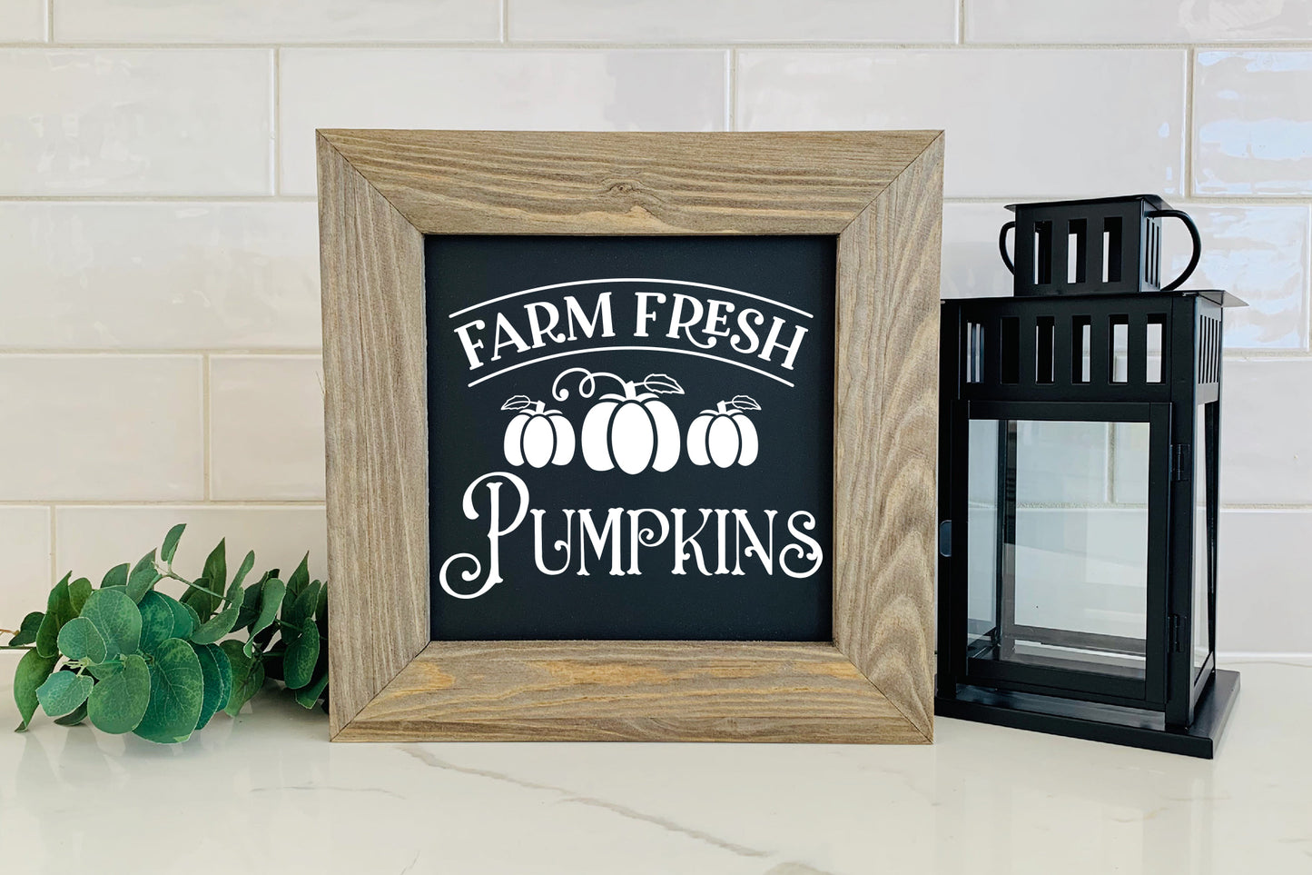 Farm Fresh Pumpkins | Fall Sign SVG